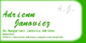 adrienn janovicz business card